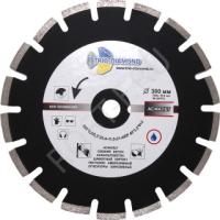 Изображение диск алмазный trio-diamond отрезной асфальт серебряная пайка 350*25,4*12 ga773