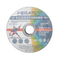 Изображение диск отрезной по металлу универсал. pegatec 115*1,6*22/10/400 мм акция ! 
