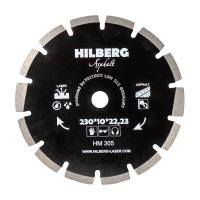 Изображение диск алмазный trio-diamond отрезной hilberg hard materials лазер асфальт 230*10*25,4 hm305