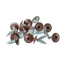 Изображение саморез с прессшайбой 4,2*13, сверло коричневый ral8017 (1000)