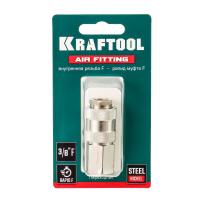 Изображение быстросъём с внутренней резьбой 3/8"f рапид мама kraftool 06593-3/8    /20 шт