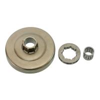 Изображение барабан сцепления для китайской бензопилы 5200 / 52сс (разъемный, с подшипником), чеглок (100шт)