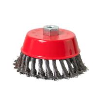 Изображение щетка для ушм vertextools (вертекс) чашка жесткая м14 125 мм 1/45 /  12200-125