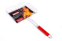 Изображение решетка для барбекю ударник глубокая средняя 34*26,5см bbq5841 /24шт