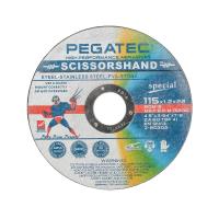 Изображение акция ! диск отрезной по металлу универсал. pegatec 115*1,2*22/50/400 мм