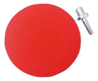 Изображение насадка под липучку с переходником усиленная желтая seb/torgwin d 100мм