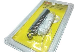 Изображение отвес малярный hobbi 100 г, длина шнура 5 м / 12