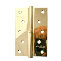 Изображение петля нора-м 750-5"-120х80х2,5-pb-l (золото) левая (20/100) -zzz-