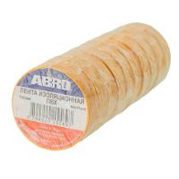 Изображение изолента abro 19мм*18,2м желтый