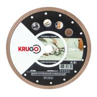 Изображение диск алмазный krugo турбо 230*1,8*22,23*10мм по керамике для ушм -zzz-