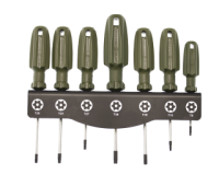 Изображение набор отверток torx без отверстия 7 пр (т8*60,т10*80,т15*80,т20*100,т25*100,т27*100,т30*100 мм) 6/2