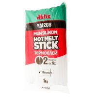 Изображение стержни клеевые для термопистолета akfix 11 мм 1 кг/34 шт