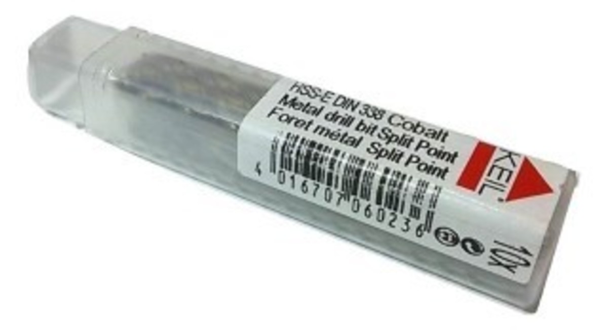 Изображение сверло по металлу hhs-е din 338 кобальт.шлифованное split point 4,2*75*43 keil распродажа !