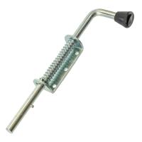 Изображение задвижка дверная с пружиной 3д-12 (300мм) цинк (металлист,г. кунгур) /10