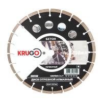 Изображение диск алмазный krugo отрезной по бетону, лазерная сварка 350*25,4*40*3,2*12мм -zzz-