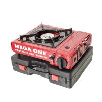 Изображение газовая плита в кейсе с переходником автомат mega one (красная) 10  /6 шт.
