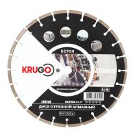 Изображение диск алмазный krugo отрезной по бетону 350*25,4*40*3,2*10мм -zzz-