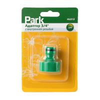 Изображение адаптер внешний для шланга, внутренняя резьба 3/4" hl012 блистер park