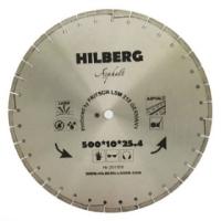 Изображение диск алмазный trio-diamond по асфальту hilberg laser  лазерная наварка сегментов. 500*25,4*12 мм 