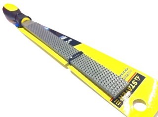Изображение рашпиль stayer "profi" плоский, двухкомпонентная рукоятка,№2,200 мм