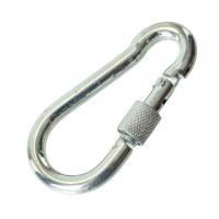 Изображение карабин оц с фиксатором кв 8 /50шт