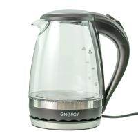 Изображение чайник energy e-279 черный (1,5 л, диск), стекло