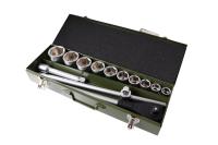 Изображение набор головок дт 3/4" 13 предметов, металлический кейс 630713