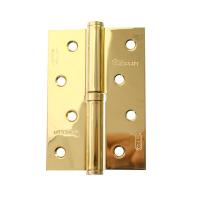 Изображение петля нора-м  750-4"-100х70х2,5-pb-r (латунь/золото) правая (20/100)