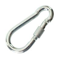 Изображение карабин оц с фиксатором кв 9 /40шт