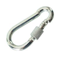 Изображение карабин оц с фиксатором кв 5 /200шт