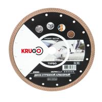 Изображение диск алмазный krugo турбо 230*2,6*22,23*10мм -zzz-
