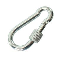 Изображение карабин оц с фиксатором кв 4 /400шт