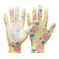 Изображение перчатки нейлон цветочек с полиуританом 12/1200