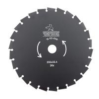 Изображение нож на триммер 255*26*25,4 (без напаек) чеглок 1/50 z02-006