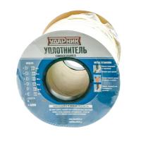 Изображение уплотнитель резиновый ударник d профиль 9*6мм*100м (коричневый) /8шт 