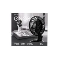 Изображение вентилятор energy en-0603  (настольный) 6" черный 1шт/коробка/ 15вт