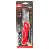 Изображение нож складной  vertextools profi "fastback" трацепевидный, цинковый сплав 3 лезвия sk4  