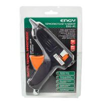 Изображение пистолет термоклеевой engy egg-40 с подставкой 40 вт 357116