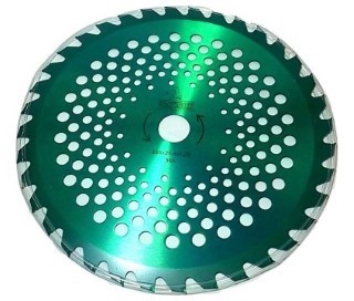 Изображение нож на триммер 255*36*25,4 победит (green) чеглок 1/50 q02-653