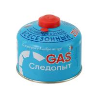 Изображение газ для портативных плит, баллон "следопыт" всесезон. (резьбовой 230г. россия) / 24 