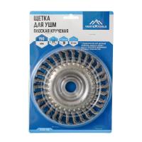 Изображение щетка для ушм vertextools (вертекс) плоская жесткая 150*22 мм 1/40