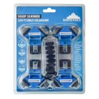 Изображение набор зажимов для угловых соединений 4 пред. vertextools (вертекс)