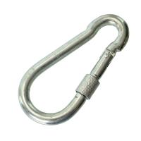 Изображение карабин оц с фиксатором кв 11 /200 шт