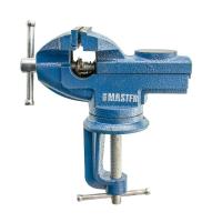 Изображение тиски слесарные, поворотные, с наковальней 60 мм "мастер"