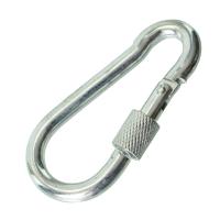 Изображение карабин оц с фиксатором кв 7 /80шт