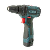 Изображение аккумуляторная дрель шуруповёрт alteco (12 в /1.3 а·ч /1250 об/мин /23 н·м) cd 0410 / cd 1210.1 li