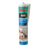 Изображение герметик силикон akfix белый 280 мл /12 шт.