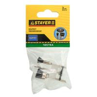 Изображение набор насадок для гравер stayer нейлоновые / 3 шт.  (29914-h3)