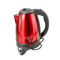 Изображение чайник homestar hs-1010 (1,8 л) стальной, красный / 12