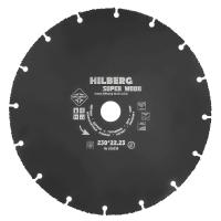 Изображение диск алмазный trio-diamond карбид вольфрамовый отрезной 230*22,23 hilberg super wood  акция !